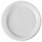 Одноразовые тарелки плоские, КОМПЛЕКТ 100 шт., d = 205 мм, ЭКОНОМ, белые, полистирол (ПС), СТИРОЛПЛАСТ - 1