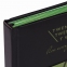 Ежедневник датированный 2022 МАЛЫЙ ФОРМАТ 100х150 мм А6, BRAUBERG "Chameleon", под кожу, черный/зеленый, 112932 - 7