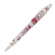 Ручка подарочная шариковая CROSS Botanica "Красная колибри", лак, латунь, хром, черная, AT0642-3 - 1