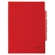 Папка-уголок с 3 отделениями, жесткая, BRAUBERG, красная, 0,15 мм, 224884 - 2