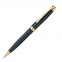 Ручка подарочная шариковая PIERRE CARDIN (Пьер Карден) "Gamme", корпус черный, латунь, золотистые детали, синяя, PC0834BP - 1