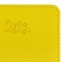 Ежедневник датированный 2022 МАЛЫЙ ФОРМАТ 100х150 мм А6, BRAUBERG "Rainbow", под кожу, желтый, 112923 - 6