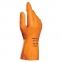Перчатки латексные MAPA Industrial/Alto 299, хлопчатобумажное напыление, размер 8 (M), оранжевые - 1