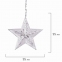 Гирлянда светодиодная "Звезды" занавес на окно 3х1 м, 138 ламп, холодный белый, ЗОЛОТАЯ СКАЗКА, 591337 - 6
