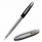 Ручка подарочная шариковая BRAUBERG Sonata, СИНЯЯ, корпус серебристый с черным, линия письма 0,5 мм, 143482 - 1