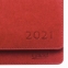 Планинг датированный 2022 305х140 мм GALANT "Ritter", под кожу, красный, 112727 - 7