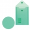 Папка-конверт с кнопкой МАЛОГО ФОРМАТА (105х148 мм), А6, зеленая, 0,18 мм, BRAUBERG, 227318 - 6