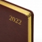 Ежедневник датированный 2022 А5 138x213 мм BRAUBERG "Iguana", под кожу, коричневый, 112755 - 4