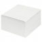 Блок для записей STAFF непроклеенный, куб 8х8х4 см, белый, белизна 70-80%, 111979 - 3