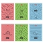 Блокнот МАЛЫЙ ФОРМАТ (110х145 мм) А6, 40 л., гребень, обложка картон, клетка, HATBER, "Animals", 40Б6В1гр - 1