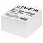 Блок для записей STAFF непроклеенный, куб 8х8х4 см, белый, белизна 70-80%, 111979 - 1