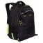 Рюкзак GRIZZLY школьный, с сумкой для обуви, анатомическая спинка, черный, 39x28x17 см, RB-056-1/1 - 1