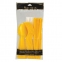 Многоразовые приборы (ножи, вилки, ложки), набор 24 шт., пластик, желтый цвет, 1502-1084 - 2