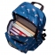 Рюкзак BRAUBERG универсальный, сити-формат, синий, "Птицы", 23 литра, 43х34х15 см, 226401 - 5