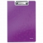 Папка-планшет LEITZ "WOW", с верхним прижимом и крышкой, A4, 330х230 мм, полифом, фиолетовая, 41990062 - 1