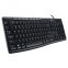 Клавиатура проводная LOGITECH K200, 112 клавиш + 8 дополнительных клавиш, USB, чёрная, 920-008814 - 2