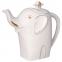 Чай HILLTOP "Королевское Золото" черный листовой, 80 г, фарфоровый чайник "СЛОН ЗОЛОТО" 700 мл, 16005 - 2