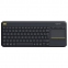 Клавиатура беспроводная LOGITECH K400, 85 клавиш, USB, чёрная, 920-007147 - 2