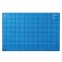 Коврик-подкладка настольный для резки А3 (450х300 мм), сантиметровая шкала, синий, 3 мм, ERICH KRAUSE, 19272 - 1