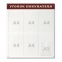 Доска-стенд "Уголок покупателя" (70х80см), 5 плоских карманов ф.А4 + 1объемный карман ф.А5, №998 - 1