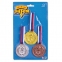 Праздничная медаль чемпиона, НАБОР 3 штуки (золото, серебро, бронза), 1507-0415 - 1