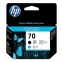 Головка печатающая для плоттера HP (C9404A) DesignJet Z2100/Z3100, №70, матовая черная и голубая, оригинальная - 1
