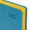 Ежедневник датированный 2022 А5 138x213 мм BRAUBERG "Rainbow", под кожу, бирюзовый, 112768 - 4