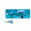 Закладка для книг 3D, BRAUBERG, объемная c движением "Дельфин", с декоративным шнурком-завязкой, 125749 - 1