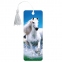 Закладка для книг 3D, BRAUBERG, объемная, "Белый конь", с декоративным шнурком-завязкой, 125753 - 1