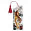 Закладка для книг 3D, BRAUBERG, объемная, "Бенгальский тигр", с декоративным шнурком-завязкой, 125755 - 1