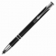 Ручка-стилус SONNEN для смартфонов/планшетов, СИНЯЯ, корпус черный, серебристые детали, линия письма 1 мм, 141588 - 2