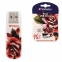 Флеш-диск 16 GB, VERBATIM Mini Tattoo Edition Rose, USB 2.0, белый с рисунком, 49885 - 1