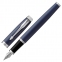 Ручка перьевая PARKER "IM Core Matte Blue CT", корпус темно-синий лак, хромированные детали, синяя, 1931647 - 1