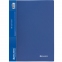 Папка 80 вкладышей BRAUBERG "Диагональ", темно-синяя, 0,9 мм, 221331 - 2