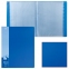 Папка 60 вкладышей БЮРОКРАТ, синяя, 0,7 мм, BPV60blue - 1