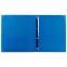 Папка на 4 кольцах БЮРОКРАТ, 27 мм, внутренний карман, синяя, до 150 листов, 0,7 мм, 0827/4Rblu - 2