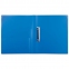 Папка на 2 кольцах БЮРОКРАТ, 27 мм, внутренний карман, синяя, до 150 листов, 0,7 мм, 0827/2Rblu - 2