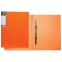 Папка с металлическим пружинным скоросшивателем HATBER HD, пластик, "Неоново-оранжевая", до 100 листов, 0,7 мм, AH4_02035, V160404 - 1