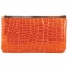 Пенал-косметичка BRAUBERG под крокодиловую кожу, "Сафари", оранжевый, 24х13х1 см, 226734 - 1