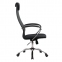 Кресло офисное МЕТТА "BK-8CH", ткань-сетка, хром, серое - 3
