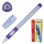 Ручка шариковая с грипом STABILO "Left Right", СИНЯЯ, для правшей, корпус лавандовый, узел 0,8 мм, линия письма 0,4 мм, 6328/6-10-41 - 1