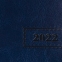 Еженедельник датированный 2022 МАЛЫЙ ФОРМАТ 95х155 мм А6, BRAUBERG "Imperial", под кожу, синий, 112885 - 5