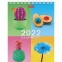 Календарь-домик настольный на гребне, 2022 год, 105х160 мм, вертикальный, "Краски радости", HATBER, 12КД6гр_24953 - 1