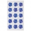 Стразы самоклеящиеся "Розы", синие, 18 мм, 15 шт., на подложке, ОСТРОВ СОКРОВИЩ, 661581 - 2