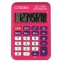 Калькулятор карманный CITIZEN LC-110NRPK, МАЛЫЙ (89х59 мм), 8 разрядов, двойное питание, РОЗОВЫЙ - 1