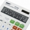 Калькулятор настольный STAFF STF-555-WHITE (205х154 мм), CORRECT, TAX, 12 разрядов, двойное питание, 250305 - 5