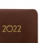 Ежедневник датированный 2022 А5 138x213 мм BRAUBERG "Select", балакрон, коричневый, 112778 - 3