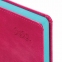 Ежедневник датированный 2022 А5 138x213 мм BRAUBERG "Rainbow", под кожу, розовый, 112770 - 4