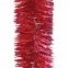 Мишура 1 штука, диаметр 100 мм, длина 2 м, красная, 5-180-10 - 1