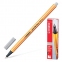 Ручка капиллярная (линер) STABILO "Point 88", СВЕТЛО-СЕРАЯ, корпус оранжевый, линия письма 0,4 мм, 88/94 - 1